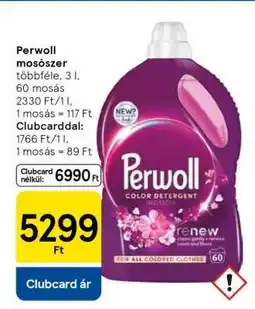 Tesco Perwoll mosószer ajánlat