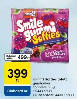 Tesco nimm2 Softies töltött gumicukor ajánlat