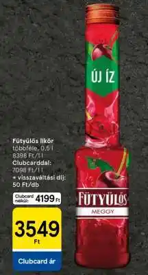 Tesco Fütyülős Meggy Likőr ajánlat