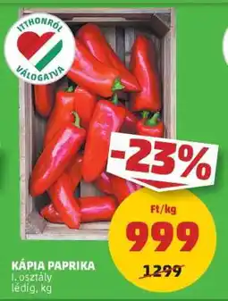 PENNY Kápia paprika ajánlat