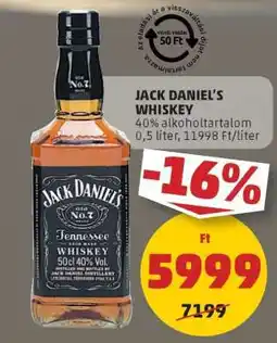 PENNY JACK DANIEL'S Whiskey ajánlat