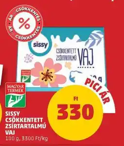PENNY Sissy Csökkentett Zsírtartalmú Vaj ajánlat