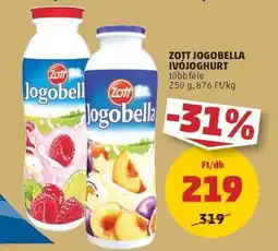PENNY Zott Jogobella Ivójoghurt ajánlat