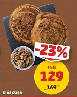 PENNY Diós Csiga ajánlat