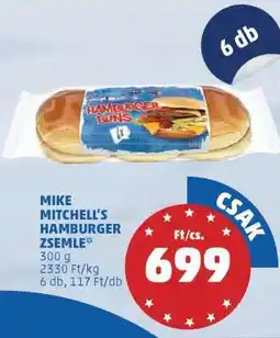 PENNY Mike Mitchell's Hamburger Zsemle ajánlat