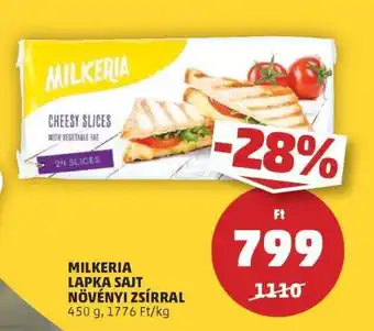 PENNY Milkeria Lapka Sajt Növényi Zsírral ajánlat