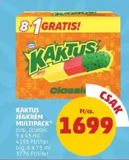 PENNY Kaktus jégkrém multipack ajánlat