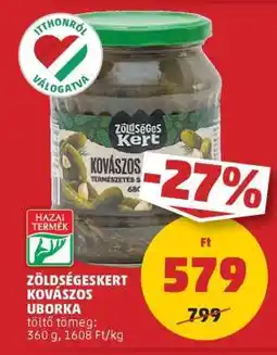 PENNY Zöldségeskert Kovászos Uborka ajánlat