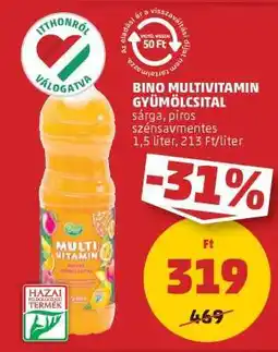 PENNY Bino Multivitamin Gyümölcslé ajánlat
