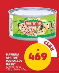 PENNY Marinna Aprított Tonhal Sós Lében ajánlat
