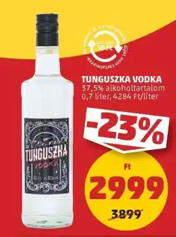 PENNY Tunguszka Vodka ajánlat