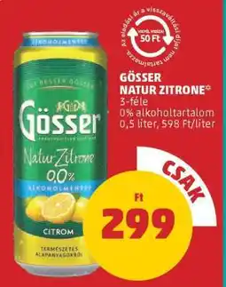 PENNY GÖSSER Natur Zitrone ajánlat