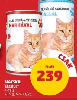 PENNY Macskaeledel ajánlat