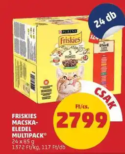 PENNY Friskies Macskaeledel Multipack ajánlat