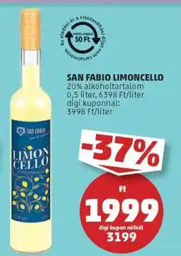 PENNY San Fabio Limoncello ajánlat