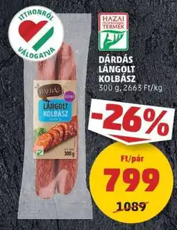 PENNY Dárdás Lángolt Kolbász ajánlat