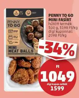 PENNY PENNY TO GO Mini Fasírt ajánlat