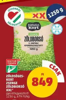 PENNY Zöldséges-Kert Zsenge Zöldborsó XXL ajánlat