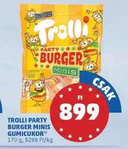 PENNY Trolli Party Burger Minis Gumicukor ajánlat