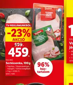 Lidl Dulano Sertéssonka ajánlat