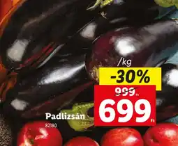 Lidl Padlizsán ajánlat