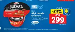 Lidl Pilos High protein krémtúr ajánlat