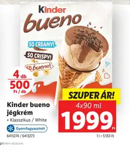 Lidl Kinder Bueno Jégkrém ajánlat