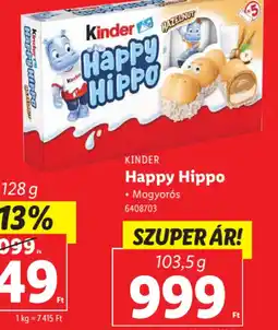 Lidl Kinder Happy Hippo ajánlat
