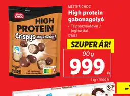 Lidl Mister Choc High Protein gabonagoly ajánlat