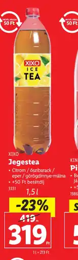 Lidl Xixo Jegestea ajánlat