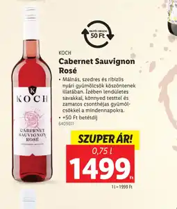 Lidl Koch Cabernet Sauvignon Rosé ajánlat