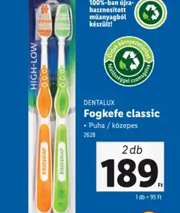 Lidl Dentalux Fogkefe classic ajánlat