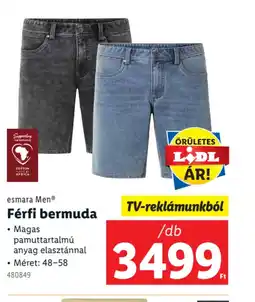 Lidl Esmera Men Férfi Bermuda ajánlat