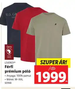 Lidl Livergy Férfi prémium pl ajánlat