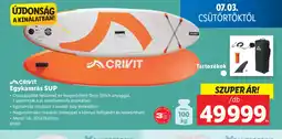 Lidl Crivit Egykamrás SUP ajánlat