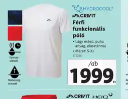 Lidl Crivit Férfi funkcionális pl ajánlat