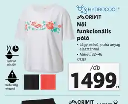 Lidl Crivit Női funkcionális pl ajánlat