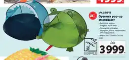 Lidl Crivit Gyermek pop-up strandsátor ajánlat