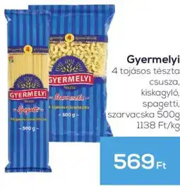 GRoby Gyermelyi 4 tojásos tészta csusza ajánlat
