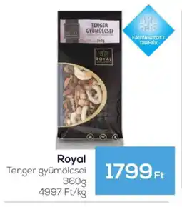 GRoby Royal Tenger gyümölcsei ajánlat