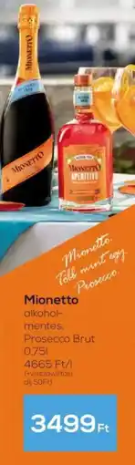 GRoby Mionetto alkoholmentes Aperitivo, Aperitivo ajánlat