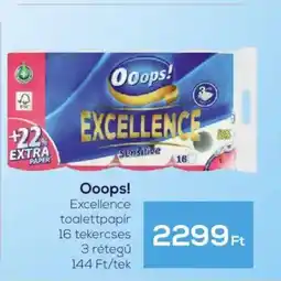 GRoby Ooops! Excellence toalettpapír ajánlat