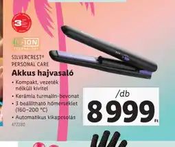 Lidl Silvercrest Personal Care Akkus hajvasal ajánlat
