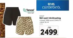 Lidl esmaraⓇ Női nyári rövidnadrág ajánlat
