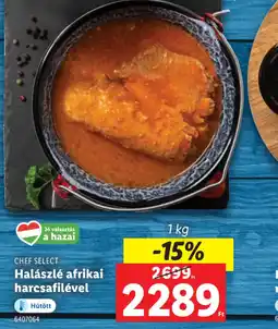 Lidl Chef Select Halászlé afrikai harcsafilével ajánlat