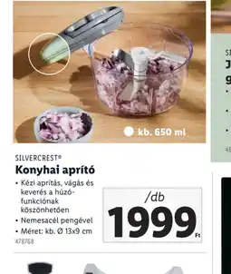 Lidl Silvercrest Konyhai aprít ajánlat