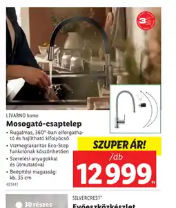 Lidl Livarno home Mosogat-csaptelep ajánlat