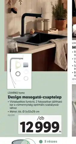 Lidl Livarno Home Design mosogat-csaptelep ajánlat