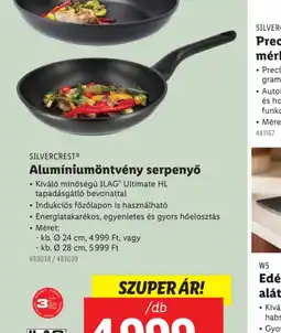 Lidl Silvercrest Alum Edényszárítóniumöntvény serpenyő ajánlat