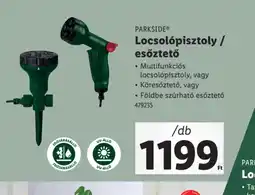 Lidl Parkside Locsolpisztoly / esőztető ajánlat